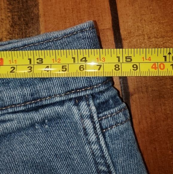 Gap Distressed Button Fly Denim Jeans Size 27 - Picture 5 of 12